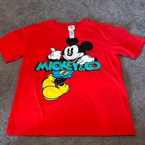 Disney Red Mickey Mouse Graphic Tee